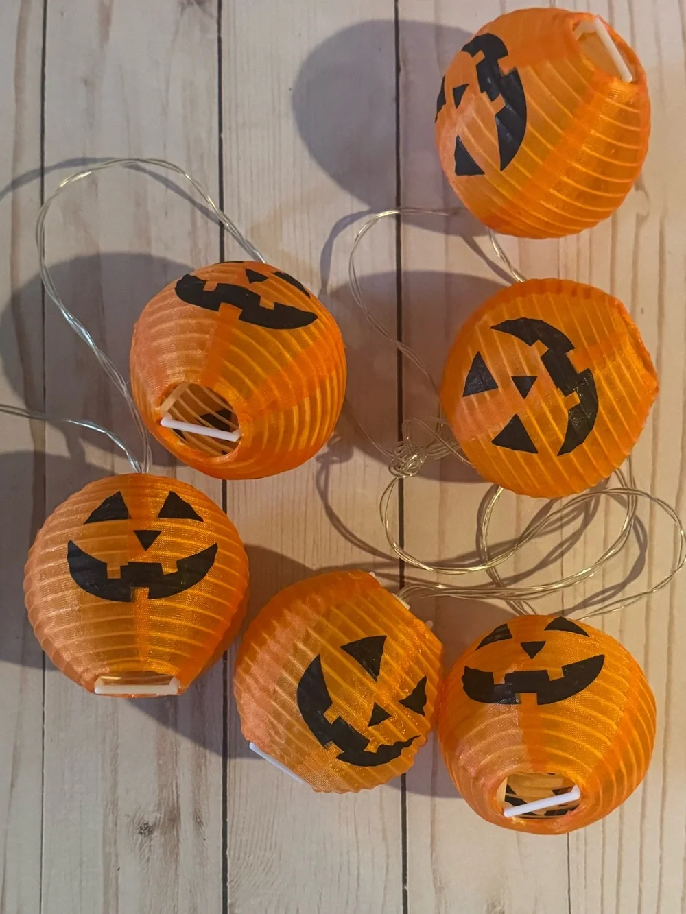 Jack-O-Lantern paper lantern party lights